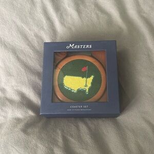 Masters 2024 NWT Hand Stitched Coaster set of four.